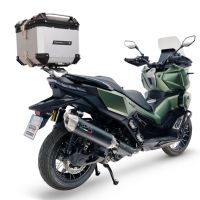 Top case maletas GPR TECH compatível com Voge SR 450 X 2026/2027 e5 plus Top Case Alpi-Tech em alumínio, com porta-bagagens específico em alumínio cor preto com placa específica incluída Capacidade Litros 26