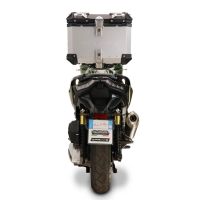 Top case maletas GPR TECH compatível com Voge SR 450 X 2026/2027 e5 plus Top Case Alpi-Tech em alumínio, com porta-bagagens específico em alumínio cor preto com placa específica incluída Capacidade Litros 26