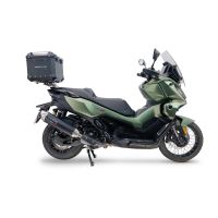 Top case maletas GPR TECH compatível com Voge SR 450 X 2026/2027 e5 plus Top Case Alpi-Tech em alumínio, com porta-bagagens específico em alumínio cor preto com placa específica incluída Capacidade Litros 26