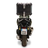Top case maletas GPR TECH compatível com Voge SR 450 X 2026/2027 e5 plus Top Case Alpi-Tech em alumínio, com porta-bagagens específico em alumínio cor preto com placa específica incluída Capacidade Litros 26