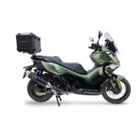 Top case maletas GPR TECH compatível com Voge SR 450 X 2026/2027 e5 plus Top Case Alpi-Tech em alumínio, com porta-bagagens específico em alumínio cor preto com placa específica incluída Capacidade Litros 35