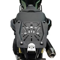 Top case maletas GPR TECH compatível com Voge SR 450 X 2026/2027 e5 plus Top Case Alpi-Tech em alumínio, com porta-bagagens específico em alumínio cor preto com placa específica incluída Capacidade Litros 45