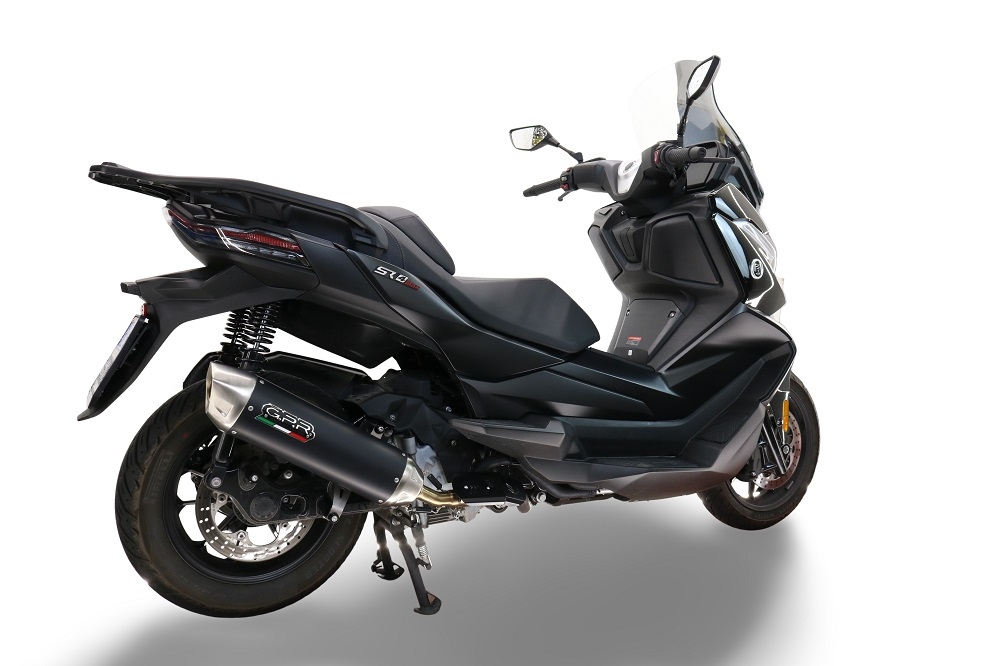 GPR escape compatível com  Bmw C 400 X -GT 2019-2020, Furore-X Scooter, Silenciador homologado para ruído, com catalisador 