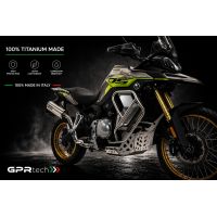 GPR TECH compatível com Voge 900DSX 2024/2025 e5 Placa antiderrapante de titânio 