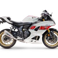GPR escape compatível com Yamaha YZF R7 2021-2024, GP-Revo Titanium, Escape completo, não legal para países da UE, com db killer removível 