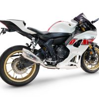 GPR escape compatível com Yamaha YZF R7 2021-2024, GP-Revo Titanium, Escape completo, não legal para países da UE, com db killer removível 