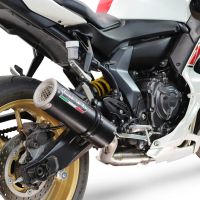 GPR escape compatível com Yamaha YZF R7 2021-2024, M3 Black Titanium, Escape completo, não legal para países da UE, com db killer removível 