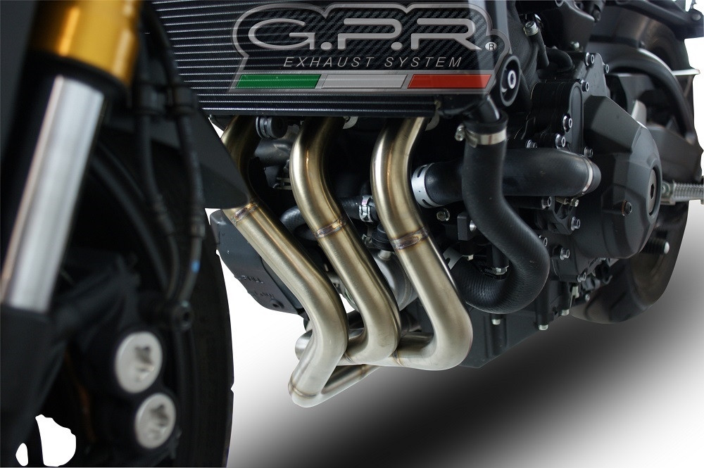 Escape compatível com Yamaha Tracer 9 GT 2021-2024, Furore Evo4 Nero, Escape completo, não legal para países da UE, com db killer removível 