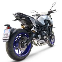 GPR escape compatível com  Yamaha Mt-09 2014-2016, Deeptone Inox, Escape racing linha completa, silencioso mais coletor com dbkiller, não homologado  