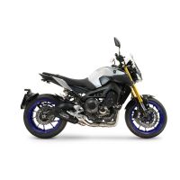 GPR escape compatível com Yamaha Mt-09 Tracer 900 2015-2016, GP-Revo Black Titanium, Sistema de escapamento de corrida incluindo tubo de ligação específico com dbkiller 