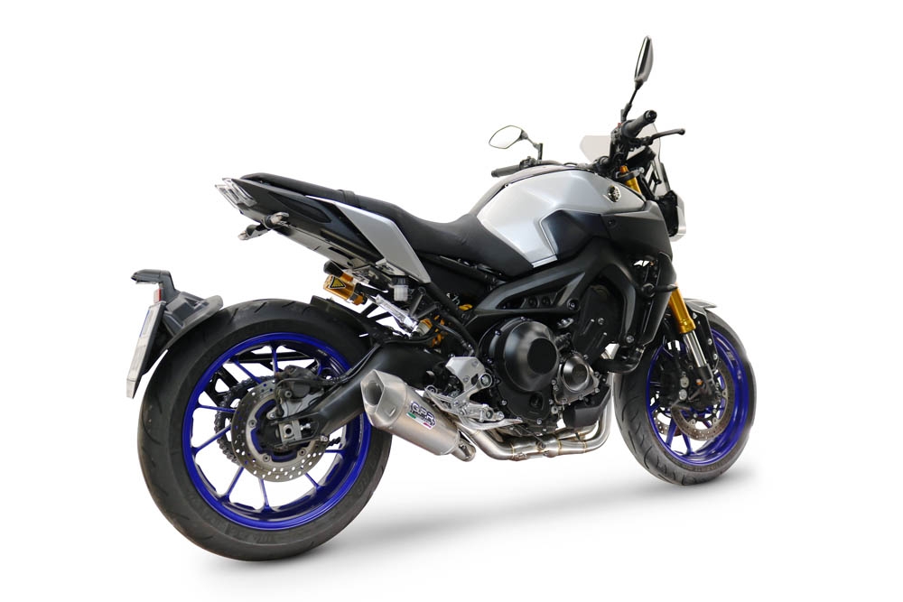 GPR escape compatível com  Yamaha Mt-09 2014-2020, GP-Revo Titanium, Escape racing linha completa, silencioso mais coletor com dbkiller, não homologado  