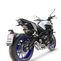 GPR escape compatível com  Yamaha Mt-09 2014-2020, GP-Revo Titanium, Escape racing linha completa, silencioso mais coletor com dbkiller, não homologado  