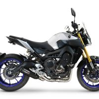 GPR escape compatível com Yamaha Mt-09 Tracer 900 2015-2020, M3 Black Titanium, Escape racing linha completa, silencioso mais coletor com dbkiller, não homologado  