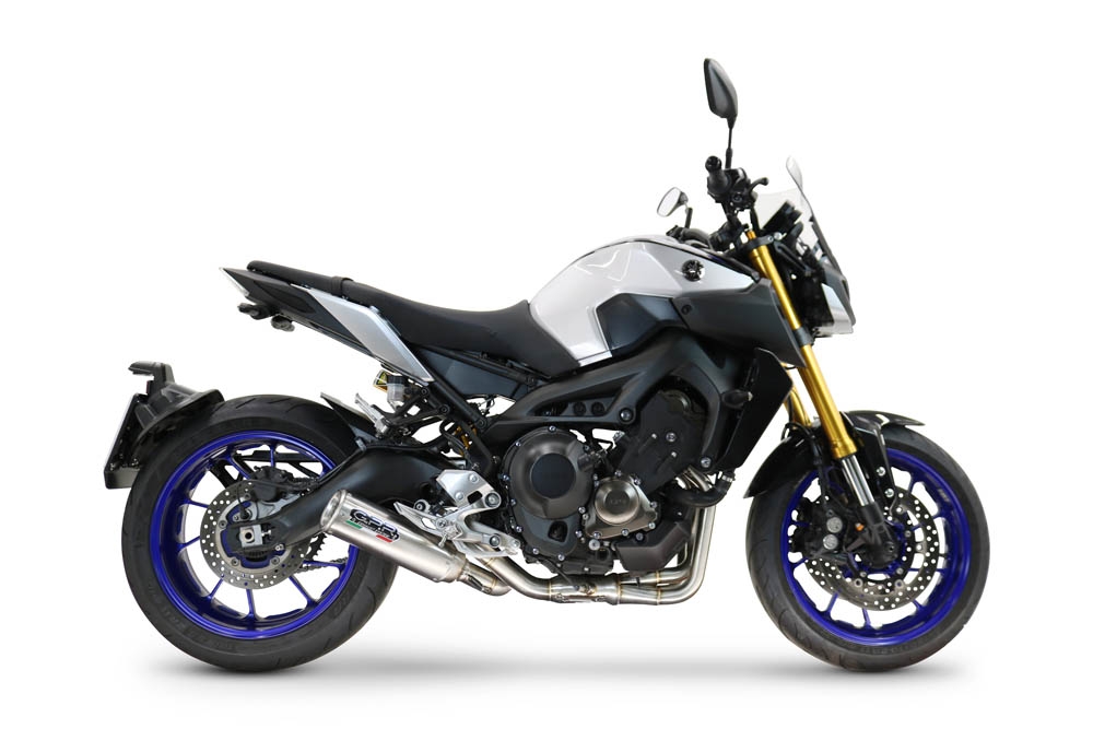 GPR escape compatível com  Yamaha Mt-09 2014-2020, M3 Inox , Sistema homologado com catalisador linha completa, silencioso mais coletor 