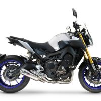 GPR escape compatível com  Yamaha Mt-09 2014-2016, M3 Inox , Escape racing linha completa, silencioso mais coletor com dbkiller, não homologado  