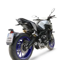 GPR escape compatível com Yamaha Mt-09 Tracer 900 2017-2020, M3 Black Titanium, Escape completo, não legal para países da UE, com db killer removível 