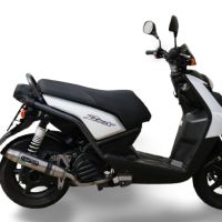 Escape compatível com Yamaha BW'S 125 2010-2013, Deeptone Inox, Escape racing linha completa, silencioso mais coletor com dbkiller, não homologado 