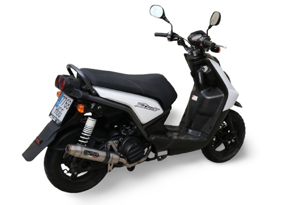 Escape compatível com Yamaha BW'S 125 2010-2013, Deeptone Inox, Escape racing linha completa, silencioso mais coletor com dbkiller, não homologado 
