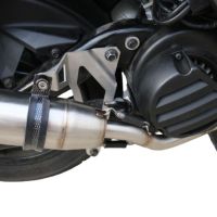Escape compatível com Yamaha BW'S 125 2010-2013, Deeptone Inox, Escape racing linha completa, silencioso mais coletor com dbkiller, não homologado 