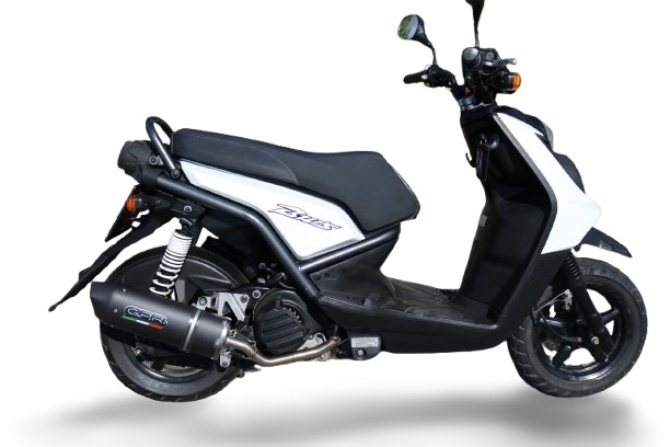 Escape compatível com Yamaha BW'S 125 2010-2013, Furore Nero, Escape racing linha completa, silencioso mais coletor com dbkiller, não homologado 