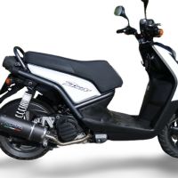 Escape compatível com Yamaha BW'S 125 2010-2013, Furore Nero, Escape racing linha completa, silencioso mais coletor com dbkiller, não homologado 