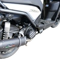 Escape compatível com Yamaha BW'S 125 2010-2013, Furore Nero, Escape racing linha completa, silencioso mais coletor com dbkiller, não homologado 