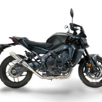 GPR escape compatível com  Yamaha Mt-09 2021-2024, Deeptone Inox, Escape Racing, linha completa, fornecido com coletor específico, artigo sem homologação 