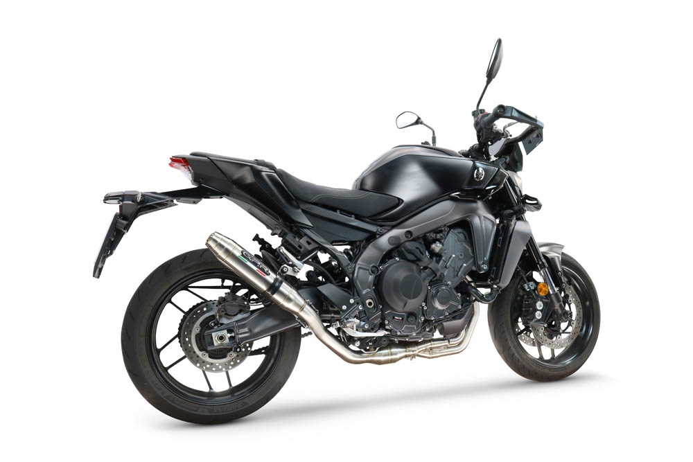 GPR escape compatível com  Yamaha Mt-09 2025-2026, Deeptone Inox, Escape Racing, linha completa, fornecido com coletor específico, artigo sem homologação 