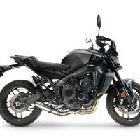 GPR escape compatível com  Yamaha Mt-09 2025-2026, Deeptone Inox, Escape racing linha completa, silencioso mais coletor com dbkiller, não homologado  