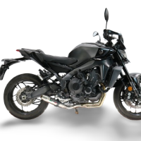 GPR escape compatível com  Yamaha Mt-09 2021-2024, Deeptone Inox, Escape racing linha completa, silencioso mais coletor com dbkiller, não homologado  