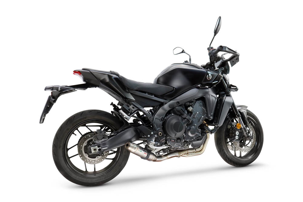 GPR escape compatível com  Yamaha Mt-09 2021-2024, Deeptone Inox, Escape racing linha completa, silencioso mais coletor com dbkiller, não homologado  