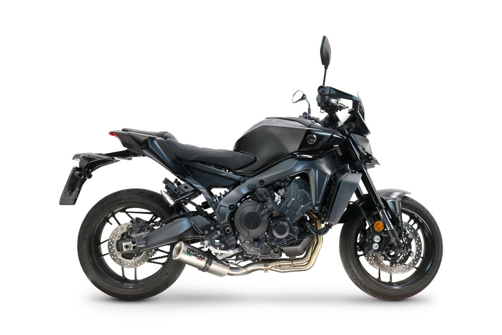 GPR escape compatível com  Yamaha Mt-09 2021-2024, M3 Inox , Escape racing linha completa, silencioso mais coletor com dbkiller, não homologado  