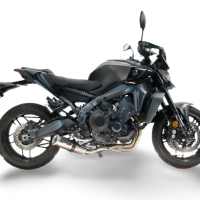 GPR escape compatível com  Yamaha Mt-09 2021-2024, M3 Inox , Escape racing linha completa, silencioso mais coletor com dbkiller, não homologado  