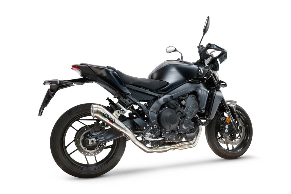 GPR escape compatível com  Yamaha Mt-09 2025-2026, Powercone Evo, Escape racing linha completa, silencioso mais coletor com dbkiller, não homologado  