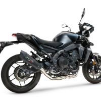 GPR escape compatível com  Yamaha Mt-09 2021-2024, GP-Revo Black Titanium, Silenciador homologado para ruído, com catalisador, linha completa 