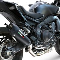 GPR escape compatível com  Yamaha Mt-09 2021-2024, GP-Revo Black Titanium, Silenciador homologado para ruído, com catalisador, linha completa 