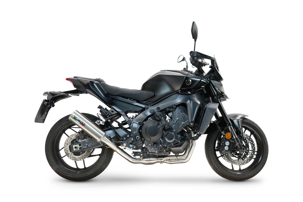 GPR escape compatível com  Yamaha Mt-09 2025-2026, M3 Inox , Sistema homologado com catalisador linha completa, silencioso mais coletor 