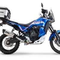 Escape compatível com Yamaha Tenere 700 2021-2024, Furore-X Titanio, Escape legal, homologado, silenciador com db killer removível e tubo de ligação específico 