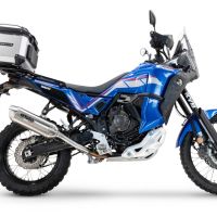 Escape compatível com Yamaha Tenere 700 2021-2024, Furore-X Acciaio Inox, Escape legal, homologado, silenciador com db killer removível e tubo de ligação específico 