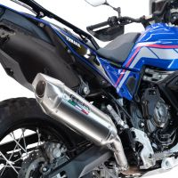 Escape compatível com Yamaha Tenere 700 2021-2024, Furore-X Acciaio Inox, Escape legal, homologado, silenciador com db killer removível e tubo de ligação específico 