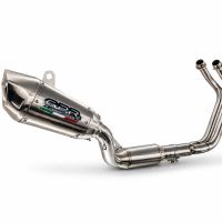 GPR escape compatível com Yamaha YZF R7 2021-2024, GP-Revo Titanium, Sistema homologado com catalisador linha completa, silencioso mais coletor 