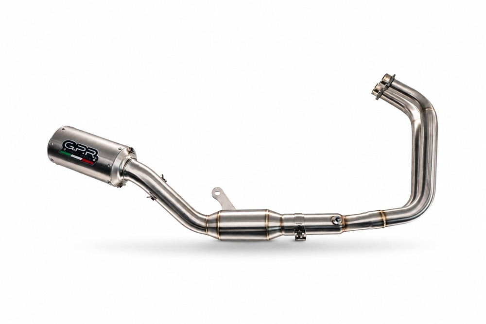 GPR escape compatível com Yamaha YZF R7 2021-2024, M3 Inox , Escape completo, não legal para países da UE, com db killer removível 