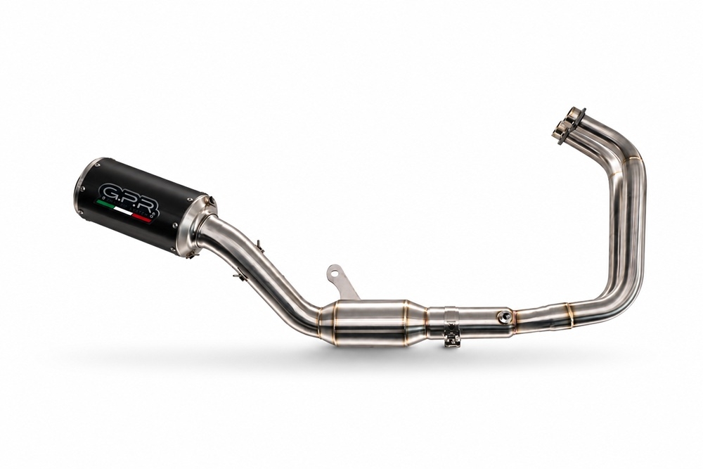 GPR escape compatível com Yamaha YZF R7 2021-2024, M3 Black Titanium, Escape completo, não legal para países da UE, com db killer removível 