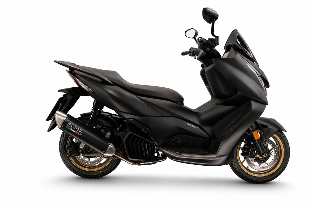 GPR escape compatível com Zontes M 125 2022-2024, Furore-X Scooter, Sistema homologado,legal, linha completa, incluindo db killer removível mais coletor 