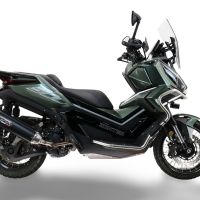 Escape compatível com Zontes 365G 2024-2026, Furore-X Scooter, Sistema de escapamento de corrida incluindo tubo de ligação específico com dbkiller 
