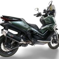 Escape compatível com Zontes 365E 2024-2026, Furore-X Scooter, Sistema de escapamento de corrida incluindo tubo de ligação específico com dbkiller 