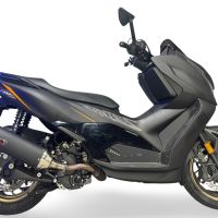 GPR escape compatível com  Zontes 365D 2024-2026, Furore-X Scooter, Sistema de escapamento de corrida incluindo tubo de ligação específico com dbkiller 