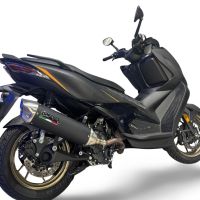 GPR escape compatível com  Zontes 365K 2024-2026, Furore-X Scooter, Silenciador homologado para ruído, com catalisador 