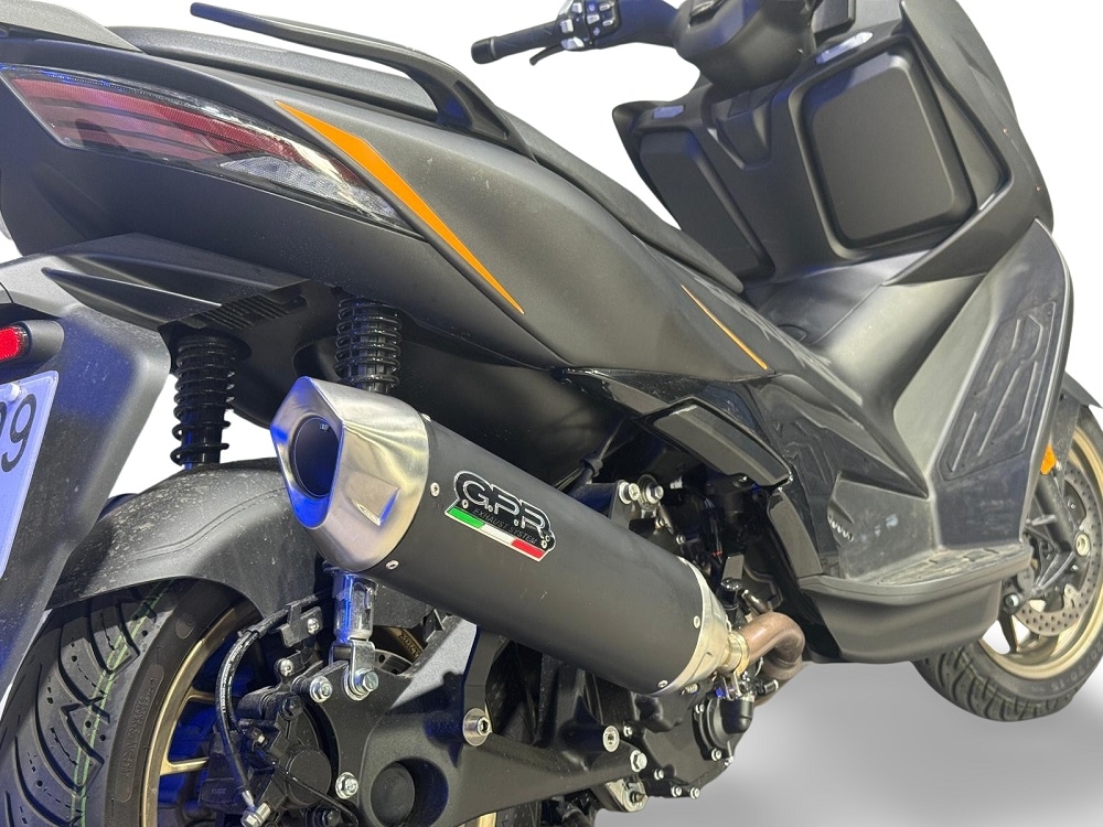 GPR escape compatível com  Zontes 365K 2024-2026, Furore-X Scooter, Silenciador homologado para ruído, com catalisador 
