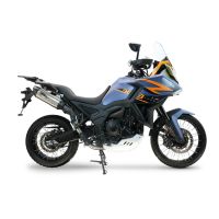 GPR escape compatível com Zontes 703 F 2025-2026, Furore-X Titanio, Escape legal, homologado, silenciador com db killer removível e tubo de ligação específico 